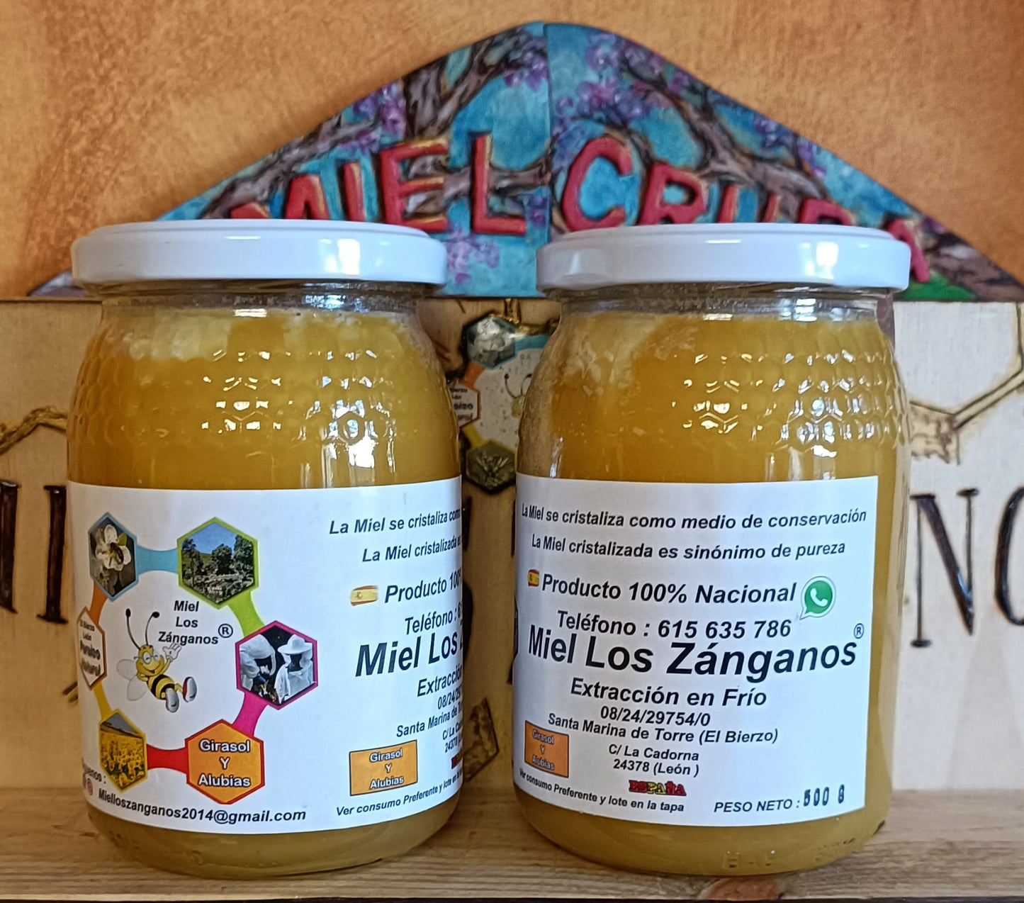 Miel Girasol y Alubias