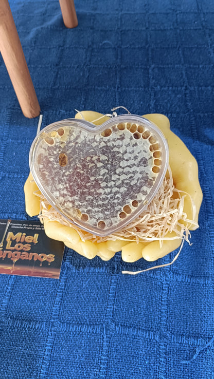 Miel En Panal en Forma de Corazón ❤️ 220g